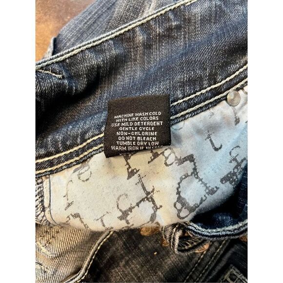 Standards & Practices 3 Button Close Boot Cut Size 27 Jeans - Picture 10 of 16